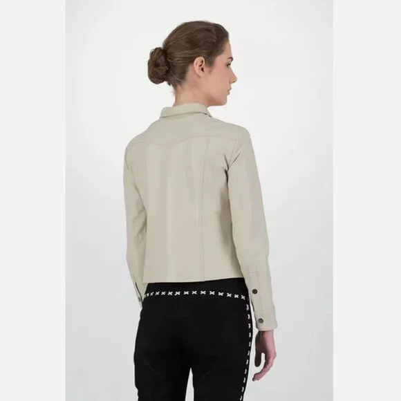 New Free People Dan Cassab Bella Leather Jacket Size XS MSRP: $850